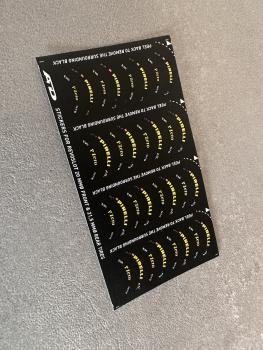 Tire / Reifen Decal Sticker Set Pirelli PZ v Scale 1.32